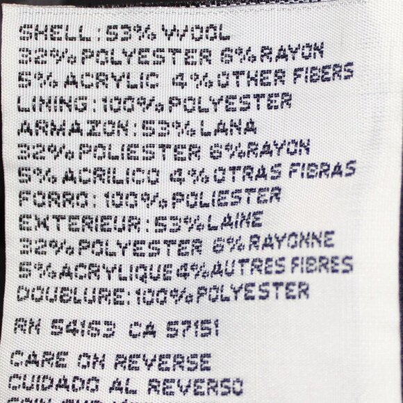 Kenneth Cole Coat w/ Removable Hood, 14, Black, Hip-Length, Button Front - Picture 7 of 8